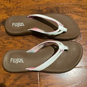 Flojos White Sandals